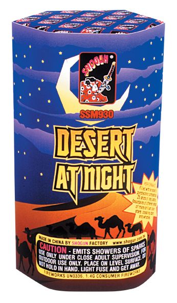 DESERT AT NIGHT 7 SHOTS